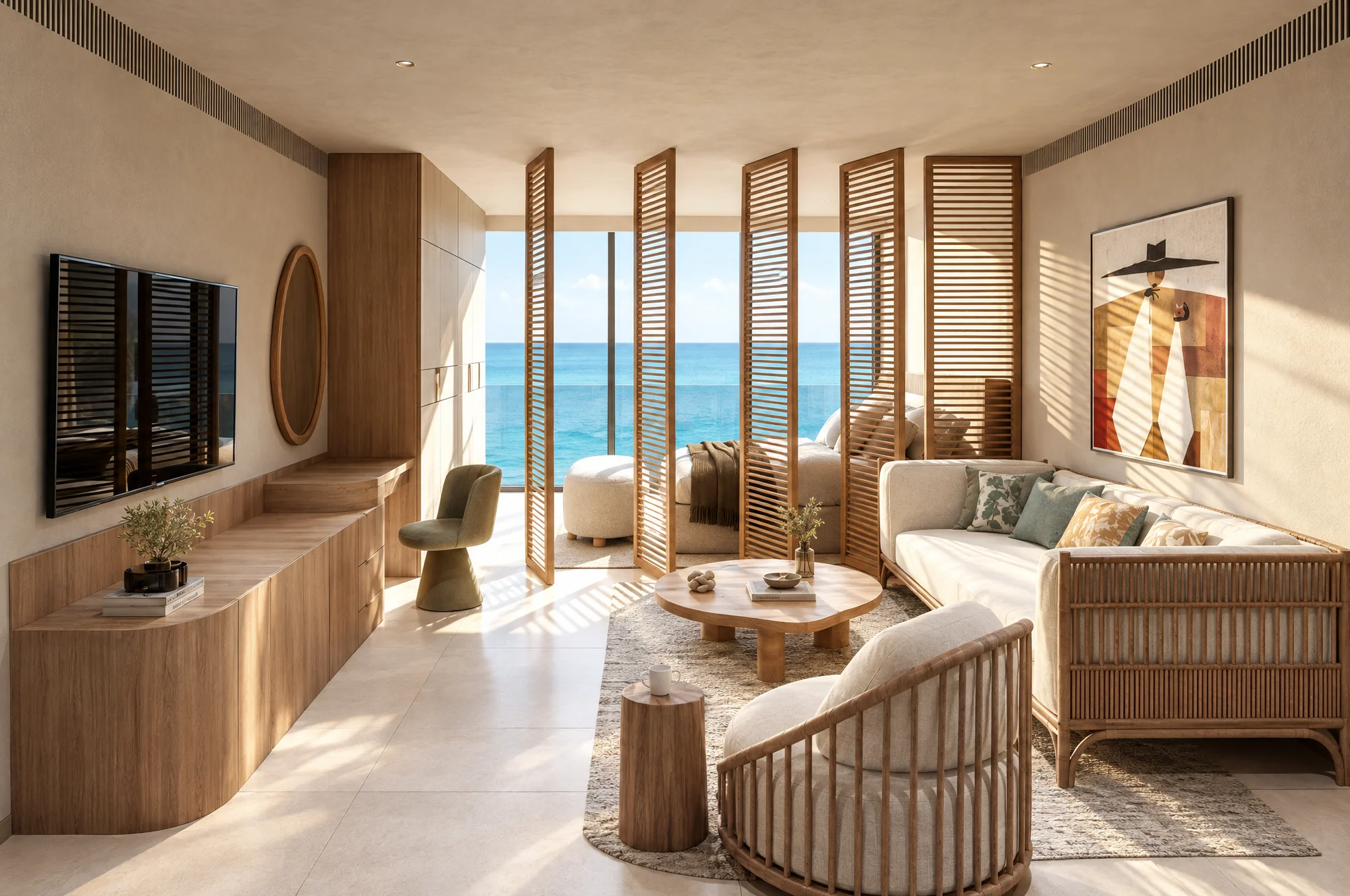 Meliá Beachfront studio interior concept